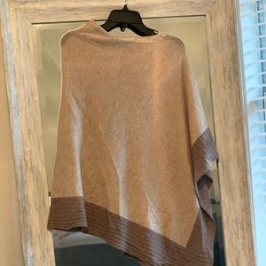 Brown poncho